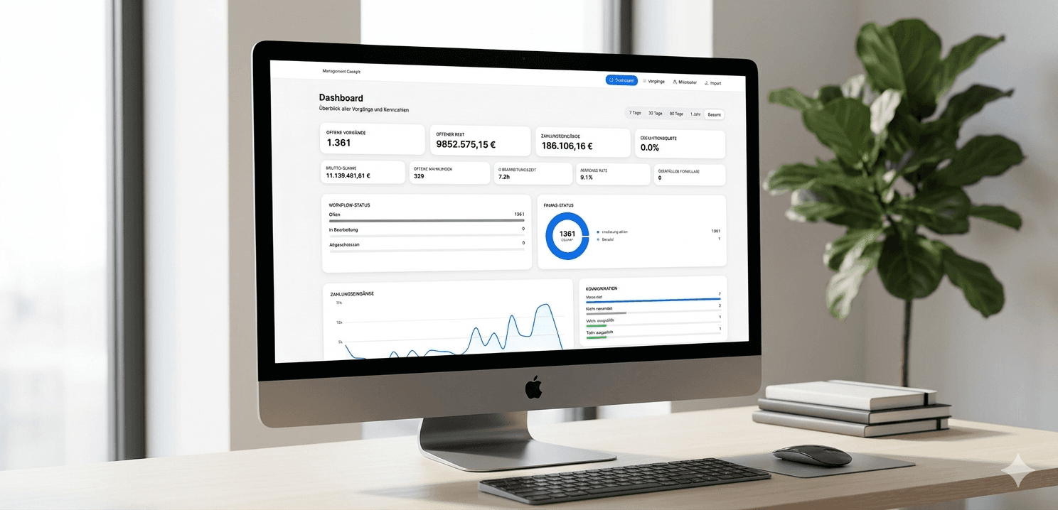 Individuelles KPI-Dashboard als Beispiel für maßgeschneiderte Softwareentwicklung